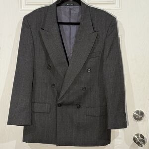 41R J RIGGINGS HUNTING HORN Gray Suit‎ Jacket Sport Coat Blazer